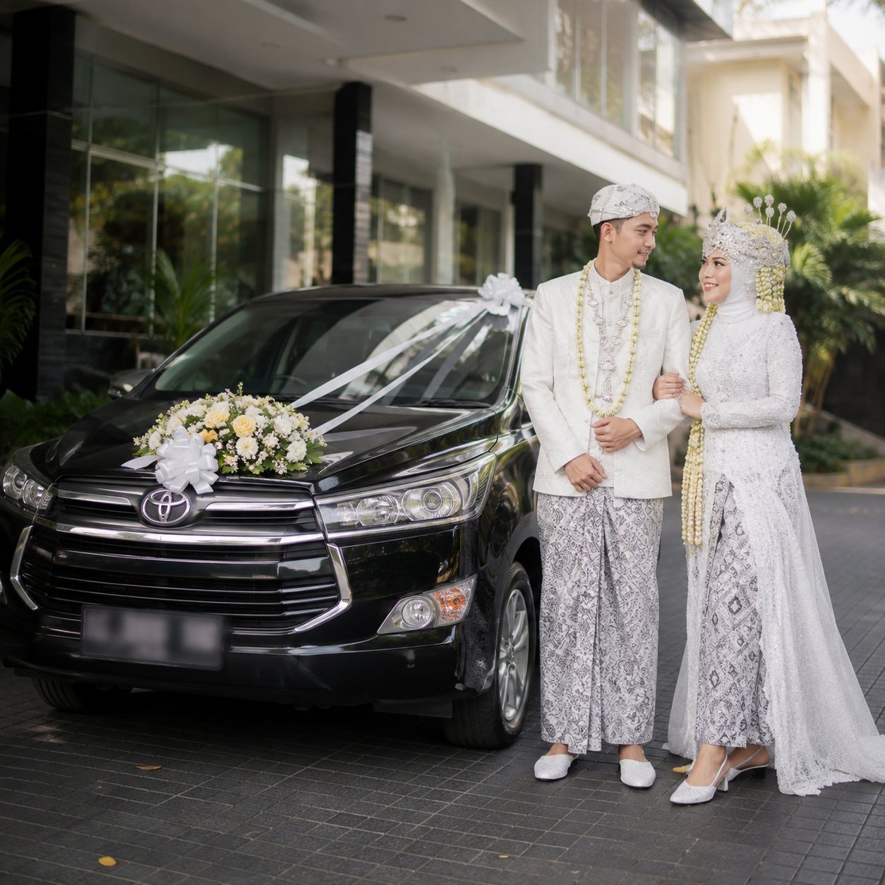 Mobil pengantin untuk acara pernikahan